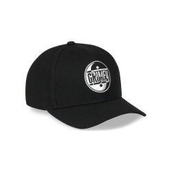 Grimey Wear Hijacker Curved Visor Snapback Cap Black