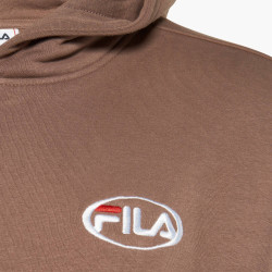 Mikina s kapucňou Fila LEOBEN hoody hnedá