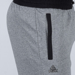 Peak Knitted Pants Mid.Melange Grey