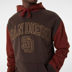 New Era San Diego Padres MLB Heritage Brown Oversized Hoodie