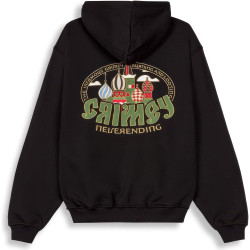 Grmy Grimey Wear The Lower Depths Vintage Hoodie Black