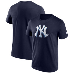 Fanatics MLB Chrome Graphic T-Shirt New York Yankees Maritime Blue