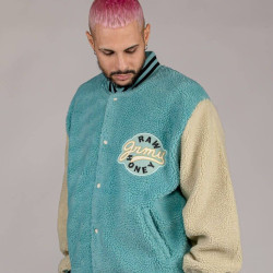 Grimey Wear Hive Sherpa Button Sweatshirt Bicolor