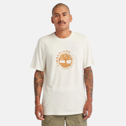 Timberland SS Refibra Graphic Tee - natural