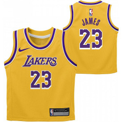 Nike Kids 0-7 Icon Replica Jersey Los Angeles Lakers - James Lebron Yellow (Pre Deti 4-7 Rokov)