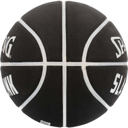 Spalding Slam Dunk Black White Rubber Basketball (sz. 5)