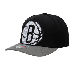 Mitchell & Ness-8 Bit XL Classic Red Brooklyn Nets Black