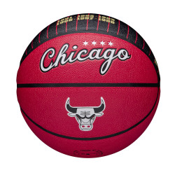 Wilson NBA Team City Collector Basketball Chicago Bulls - Red (sz. 7)