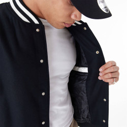 NEW ERA New York Yankees MLB World Series Black Varsity Jacket