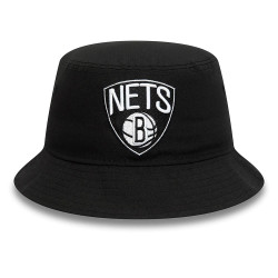 New Era NBA Brooklyn Nets Print Infill Black Bucket Hat Black