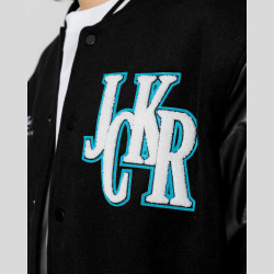 Jacker Big Pharma Varsity Jacket Black