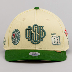 Djinn's 6 Panel TrueFit Cap Anniversary Cream/Green