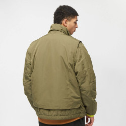 Sean John Script Logo Multifunctional Jacket olive/bright yellow