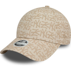 Dámska šiltovka New Era 940W MLB New York Yankees Womens Mono Light Beige 9FORTY Adjustable Cap svetlo béžová