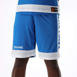Šortky Spalding Reversible basketbalové obojstranné modro-biele
