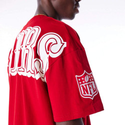 Tričko New Era NFL San Francisco 49ers Drop Shoulder Red Drop Shoulder T-Shirt červené