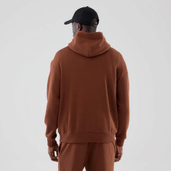 Mikina NEW ERA Chicago Bulls NBA Core Plus Brown Pullover Hoodie hnedá