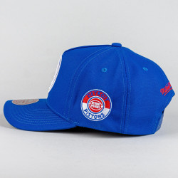 Šiltovka Mitchell & Ness Detroit Pistons NBA Double Clutch Pro Snapback modrá