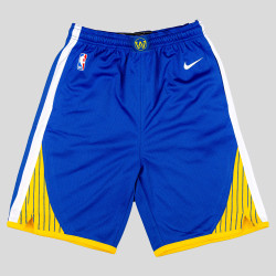 Nike Boys Icon Swingman Short Golden State Warriors Blue/Yellow