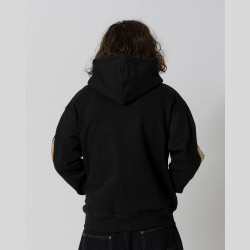 Jacker Nautical Zipped Hoodie Black