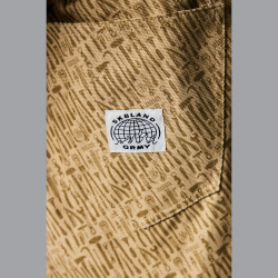 Grimey X Sk8Land Canvas Regular Pants Brown