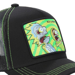 Capslab Rick And Morty Psy Trucker Cap Black