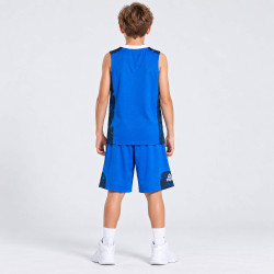 Detská basketbalová súprava (dres + trenírky) Peak Basketball Sets Match Kids modrá
