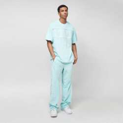 Sean John Monogram Logo Devoré Velours Tee mint