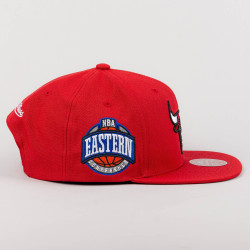 Mitchell & Ness NBA Conference Patch Snapback Chicago Bulls Red