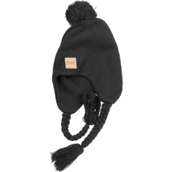 Urban Classics Pompom Knit Beanie Black