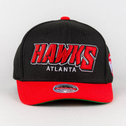 Mitchell & Ness Shredder Stretch Snapback Hwc Atlanta Hawks Black