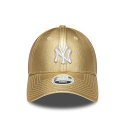 Dámska šiltovka New Era New York Yankees Womens MLB Metallic Gold 9FORTY Adjustable Cap zlatá