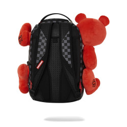 Sprayground Diablo (Bearhug) Plush Wraparound Backpack (Dlxv) Black