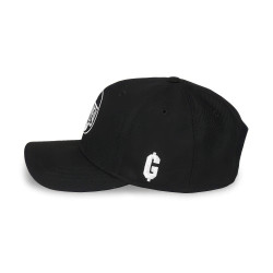 Grimey Wear Hijacker Curved Visor Snapback Cap Black