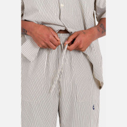 Sixth June Stripes Textured Pant Navy