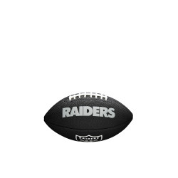 Wilson Mini NFL Team Soft Touch Fb Bl Lv (sz. Mini) Black - Las Vegas Raiders - Junior