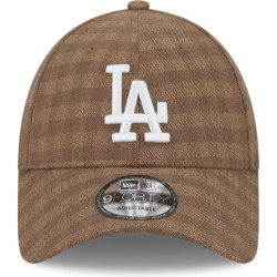 Šiltovka New Era 9Forty 940 MLB La Dodgers Flannel Brown 9Forty Cap hnedá