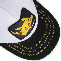 Capslab Boy'S Trucker Pokemon Pikachu Junior Cap White