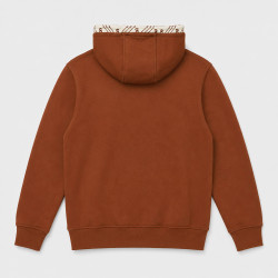 Dámska mikina s kapucňou Peak Right (Fleece Hoodie) hnedá