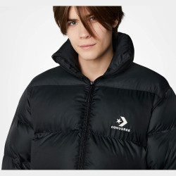 Converse Patch Pocket Puffer Jacket Black