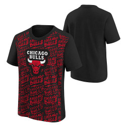 Outer Stuff Exemplary Ss V-Neck Tee Chicago Bulls Black/Red