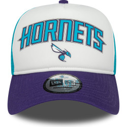 Šiltovka so sieťkou New Era 940 Charlotte Hornets NBA Retro Blue E-Frame Trucker Cap modrá