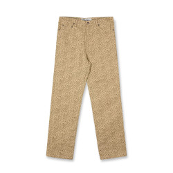 Grimey X Sk8Land Canvas Regular Pants Brown