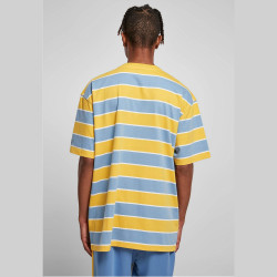 Starter Block Stripes Tee horizonblue/californiayellow/white