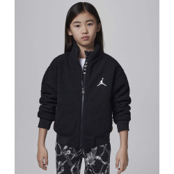 Dievčenská bunda JORDAN Jumpman Sherpa jacket čierna