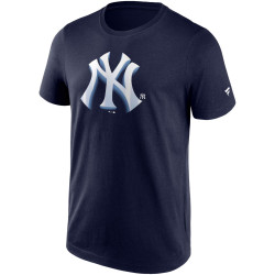 Fanatics MLB Chrome Graphic T-Shirt New York Yankees Maritime Blue