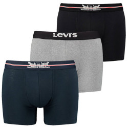 Levis Men Giftbox 2 Horse Pull Logo Boxer Brief 3P Navy/Grey/Black