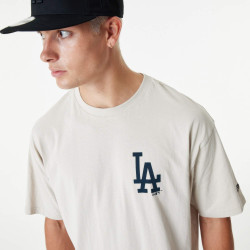 Tričko New Era La Dodgers MLB Stadium Graphic Cream Oversized T-Shirt krémovo biele