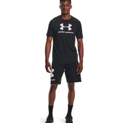 Under Armour Sportstyle Logo Short Sleeve Black