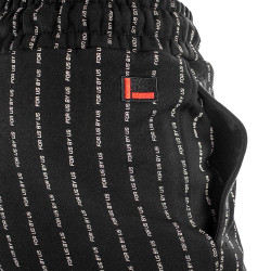 FUBU Corporate Fubu Pinstripe Basketballshorts black/white